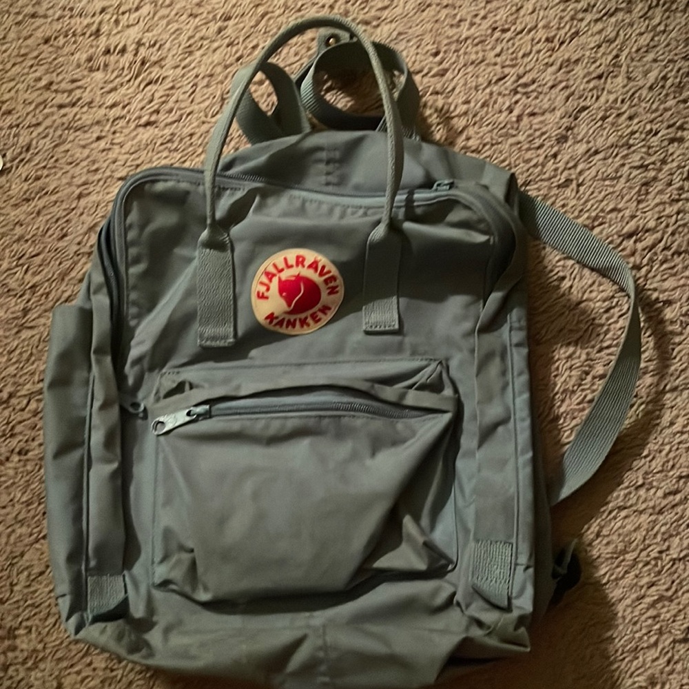 blue kanken backpack 🦋🌊💙🪩